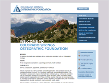 Tablet Screenshot of csof.org